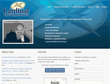 Tablet Screenshot of cardinalcareer.com